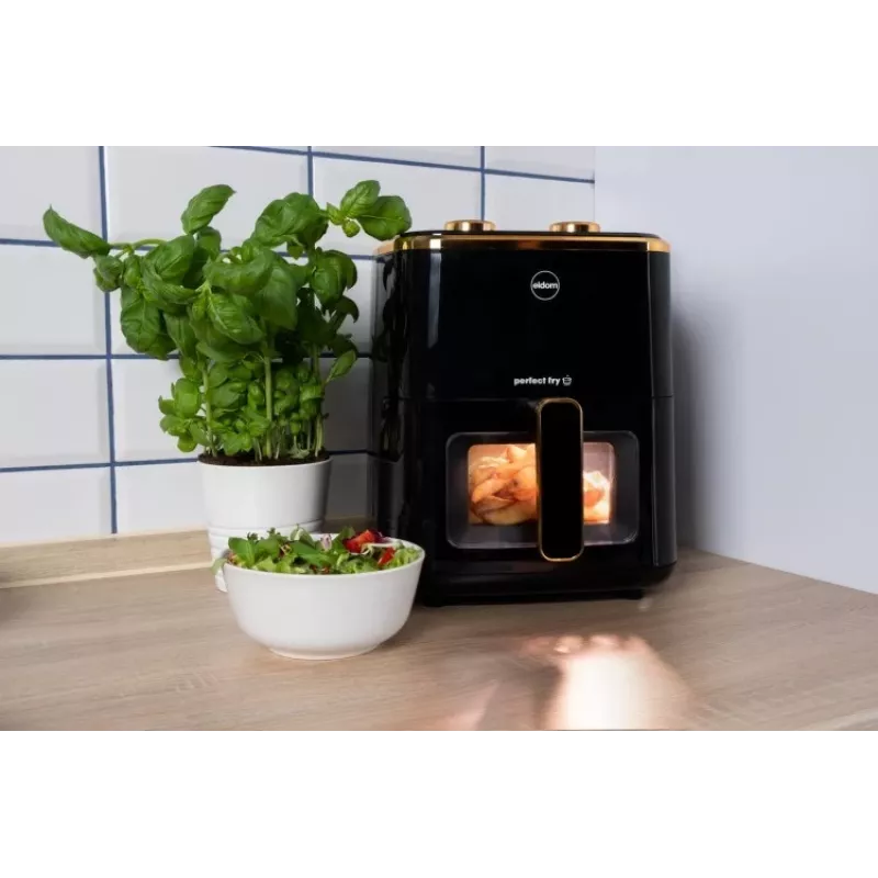 ELDOM FR45 FRITELO 1500 W Neriebališka Gruzdintuvė, Juoda