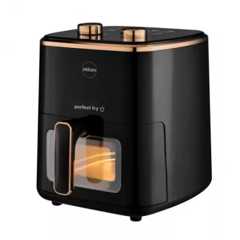 ELDOM FR45 FRITELO 1500 W Neriebališka Gruzdintuvė, Juoda