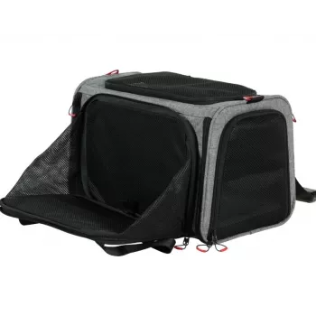 ZOLUX NOMAD L Išplečiamas Naminių Gyvūnų Nešiklis 48×30.8×30.5 cm Pilka/Juoda