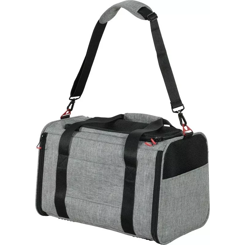 ZOLUX NOMAD L Išplečiamas Naminių Gyvūnų Nešiklis 48×30.8×30,5 cm Pilka/Juoda