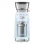 Smeg CGF03PBEU Kavos Malūnėlis, 15 Malimo Nustatymų, 240g Pupelių Talpa, 150W, Pastelinė Mėlyna