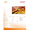 Sharp MultiSync M652 65 colių 4K UHD profesionalus ekranas 550 cd/m² 24/7