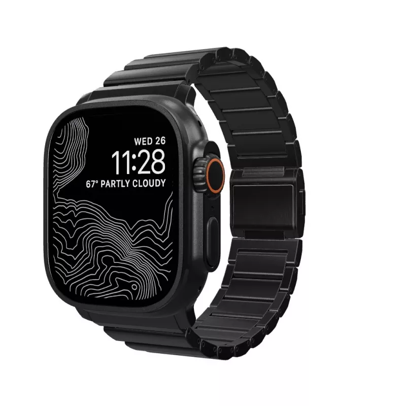 NOMAD Titanium Band for Apple Watch 46/49mm Silver