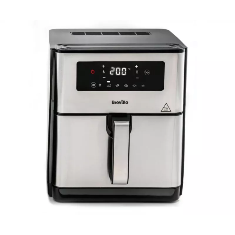 Breville VDF131X Oro Gruzdintuvė be Aliejaus, 1,25 kg, 1400 W, Juoda/Sidabrinė