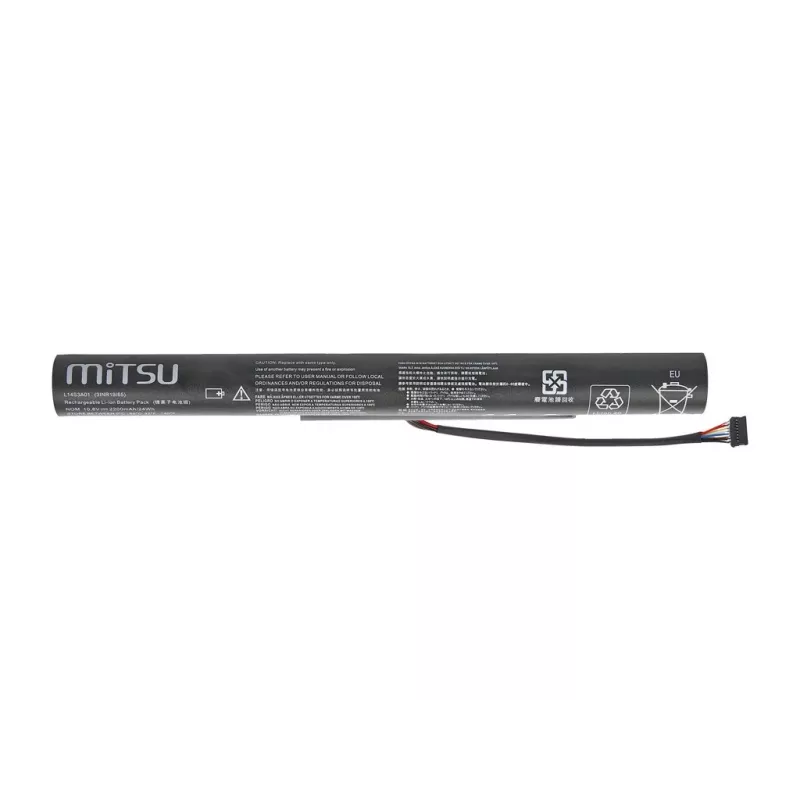 MITSU baterija, skirta Lenovo IdeaPad 100-15IBY, 2200 mAh (24 Wh) 10.8-11.1V