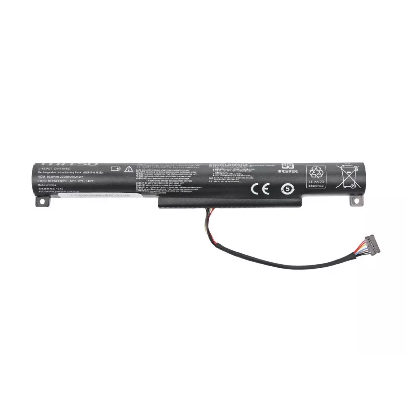 MITSU baterija, skirta Lenovo IdeaPad 100-15IBY, 2200 mAh (24 Wh) 10.8-11.1V