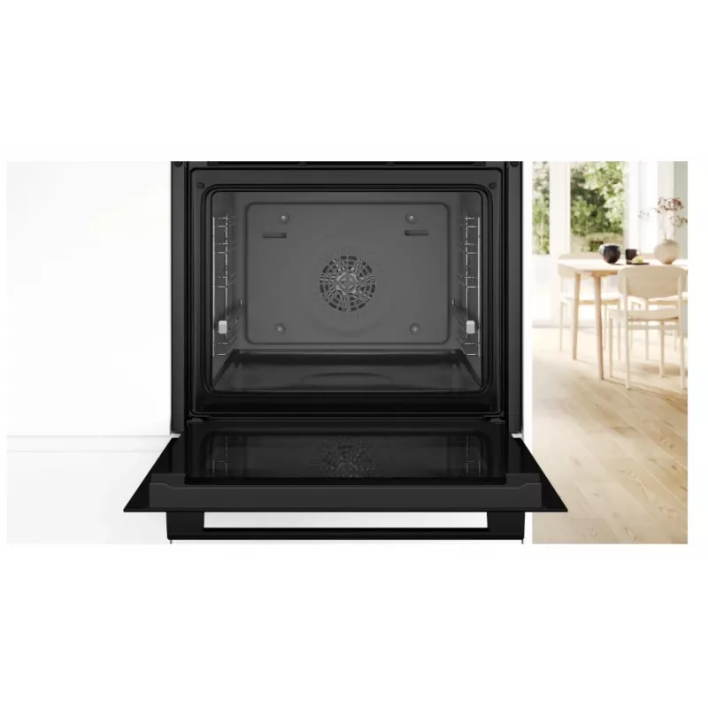 Bosch Serie 6 HBG557EB3 įmontuojama orkaitė su pirolitiniu apsivalymu, 71 l, juoda