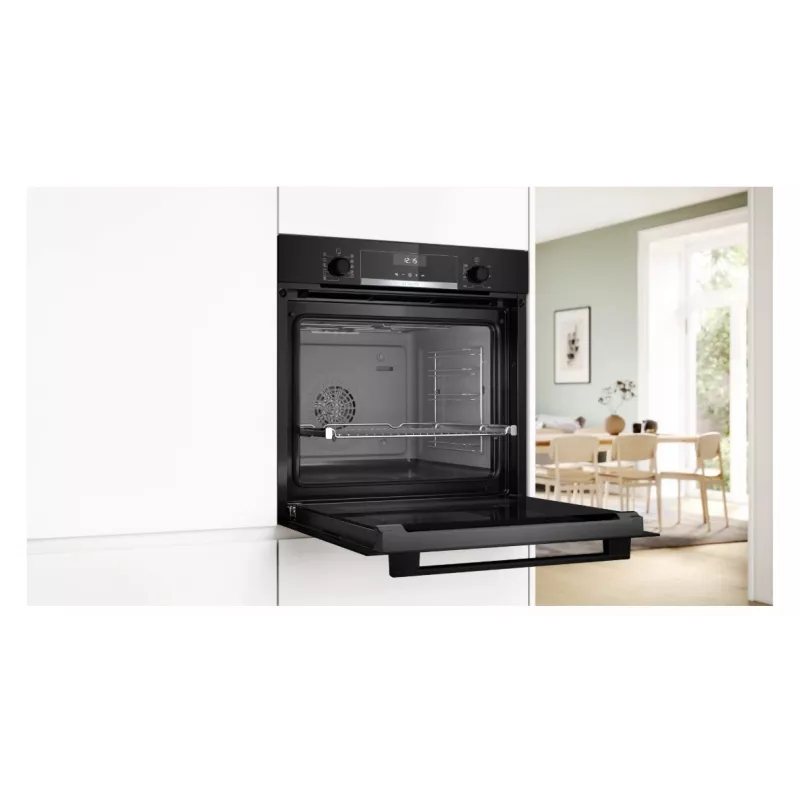 Bosch Serie 6 HBG557EB3 įmontuojama orkaitė su pirolitiniu apsivalymu, 71 l, juoda