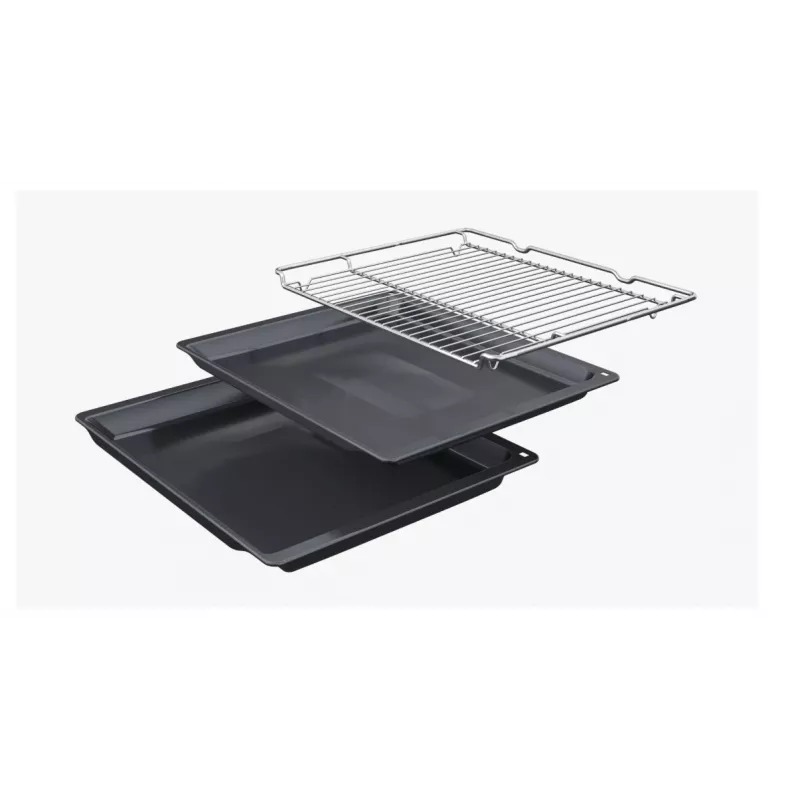 Bosch Serie 6 HBG557EB3 įmontuojama orkaitė su pirolitiniu apsivalymu, 71 l, juoda