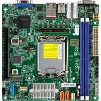 Pagrindinė plokštė Supermicro MBD-X13SCL-IF-B Mini-ATX Intel Xeon E-2400 LGA1700 C262 Chipset DDR5 USB 3.2 Gen 1 Gigabit LAN Onboard Graphics