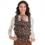 MOMCOZY BC001 Nešiojamoji kūdikio nešyklė nuo naujagimio iki mažylio Medvilninis Leopardo raštas