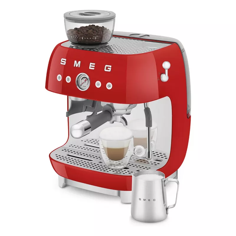 Smeg 50's Style Fully Automatic Coffee Machine EGF03RDEU Red