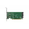 ICY DOCK EXLink MB308A PCIe 4.0 x16 NVMe Adapter Card su 2 x SlimSAS 8i (SFF-8654) jungtimis ir Redriver