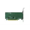 ICY DOCK EXLink MB308A PCIe 4.0 x16 NVMe Adapter Card su 2 x SlimSAS 8i (SFF-8654) jungtimis ir Redriver