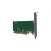ICY DOCK EXLink MB308A PCIe 4.0 x16 NVMe Adapter Card su 2 x SlimSAS 8i (SFF-8654) jungtimis ir Redriver