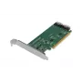 ICY DOCK EXLink MB308A PCIe 4.0 x16 NVMe Adapter Card su 2 x SlimSAS 8i (SFF-8654) jungtimis ir Redriver