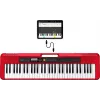 Casio CT-S200 MIDI klaviatūra 61 klavišas USB Raudona