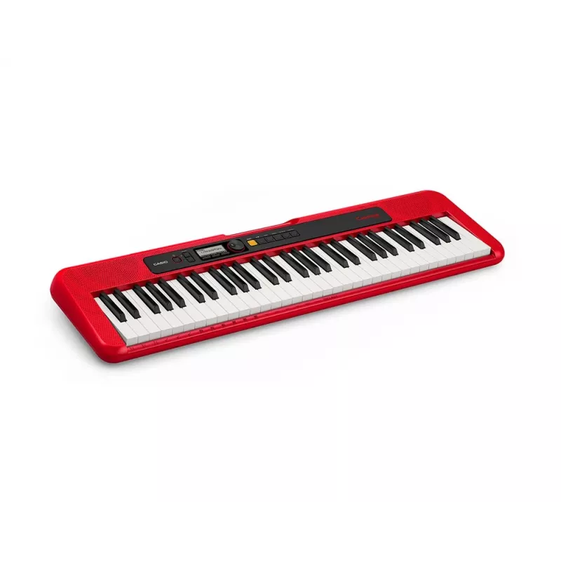 Casio CT-S200 MIDI klaviatūra 61 klavišas USB Raudona