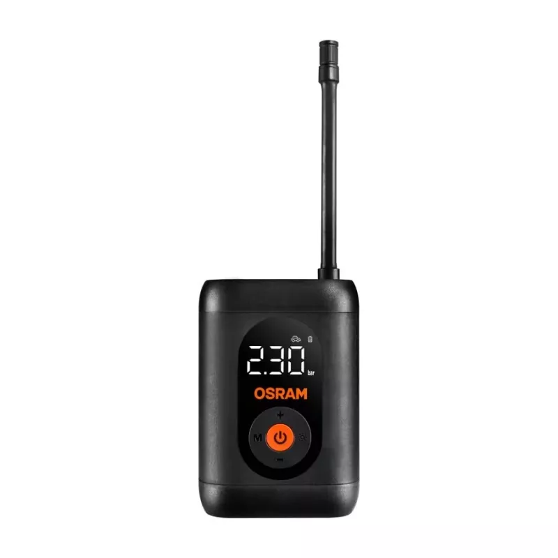 OSRAM TyreInflate 1600 Essential 12V automobilinis padangų pripūtimo kompresorius 80 PSI analoginiu manometru
