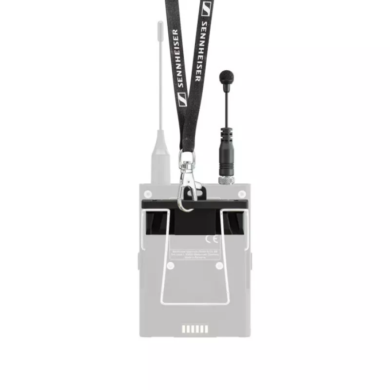 Sennheiser MKE Mini kryptinis mikrofonas apykaklei, juodas