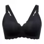 MOMCOZY YN46 Seamless Support Floral Nursing Bra Black 2XL
