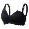 MOMCOZY YN46 Seamless Support Floral Nursing Bra Black 3XL