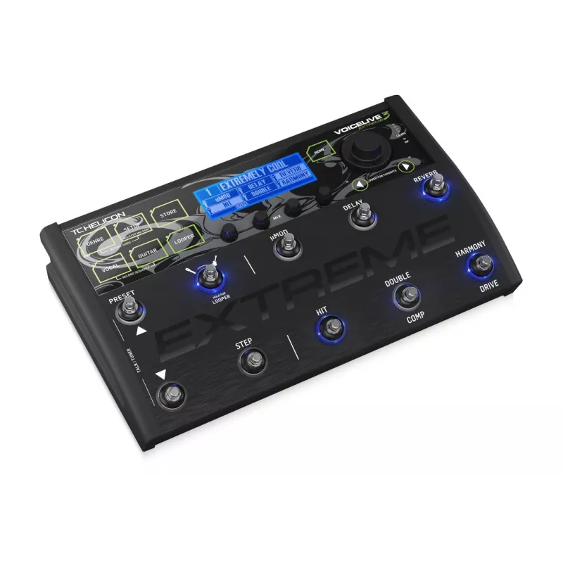TC-Helicon VoiceLive 3 Extreme - Gitaros ir vokalo multi-efektų procesorius su looperiu