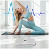 AWEI SS1 Daugiafunkcinės kūno svarstyklės su Bluetooth 5.0, balta