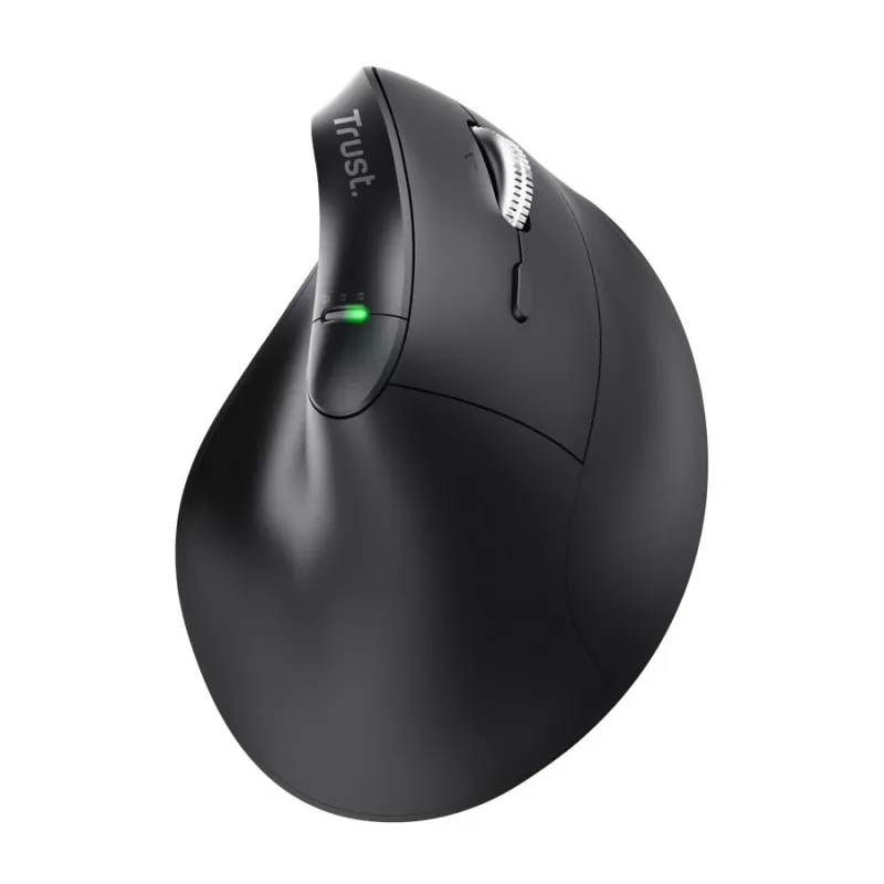 Trust Vyran Ergo Hyperscroll Wireless Mouse - Right-Hand, Optical, 4800 DPI, RGB, Rechargeable