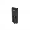 Gembird PB10-PD20-LCD-01 Greitasis Įkrovimo Power Bank su Integruotais Laidais, 20W, 10000 mAh, Juodas
