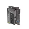 Gembird PB10-PD20-LCD-01 Greitasis Įkrovimo Power Bank su Integruotais Laidais, 20W, 10000 mAh, Juodas