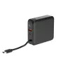Gembird PB10-WPC15-LCD-01 greitojo įkrovimo powerbank su belaidžiu įkrovikliu, 20W, 10000 mAh, juoda