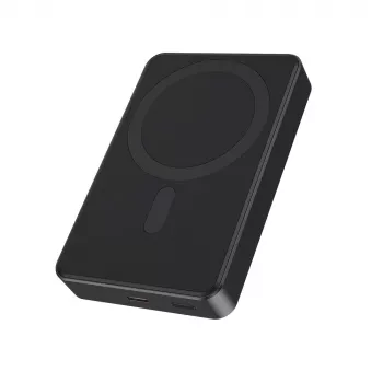 Gembird PB10-WPC15M-01 Magnetinis belaidis powerbank 15W, 10000 mAh, juodas