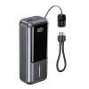 Gembird PB10-PD20-LCD-02 Kompaktiškas greito įkrovimo powerbankas su LCD ekranu, 20W, 10000 mAh, Space Grey