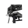 Ergotron WorkFit-C Single HD Sit-Stand Workstation - Mobilus stovas - Juoda, Pilka - 12,7 kg - 76,2 cm (30 inch) - VESA 75x75, 100x100, 200x100, 200x200 - 360°