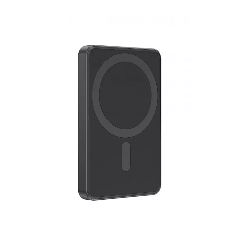 Gembird PB05-WPC15M-01 belaidis magnetinis power bankas 15W, 5000mAh, juodas