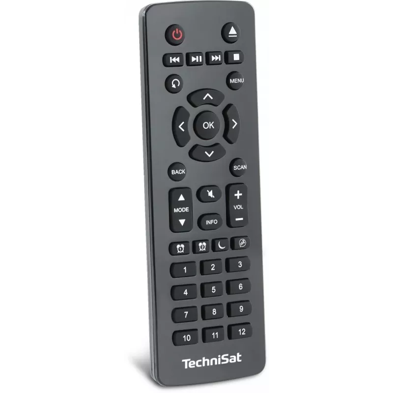 TechniSat DIGITRADIO 602 DAB+/FM/Internet Radio su Bluetooth, CD grotuvu ir belaidžiu Qi įkrovimu - Antracitas/Sidabras