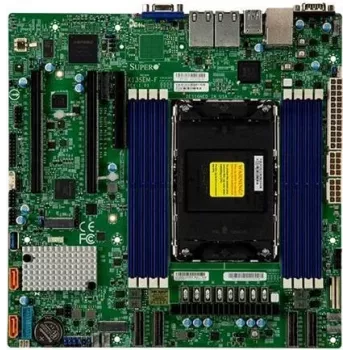 Supermicro X13SEM-F Micro ATX pagrindinė plokštė, LGA 4677, Intel C741, DDR5, IPMI