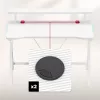 Huzaro Hero 1.9 RGB White Gaming Desk
