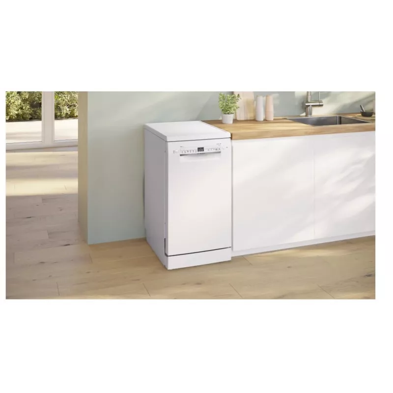 Bosch Serie 2 SPS2HKW55E Laisvai pastatoma siaura indaplovė, 10 komplektų, balta