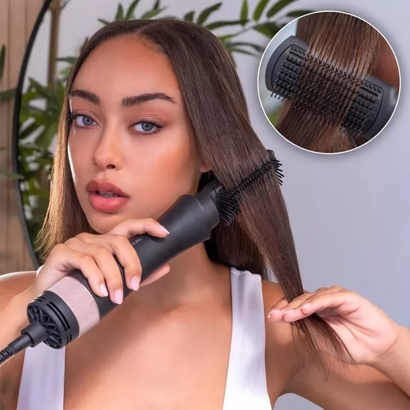 Cecotec CeramicCare 10in1 Styler Hot Air Brush 1000W Juoda