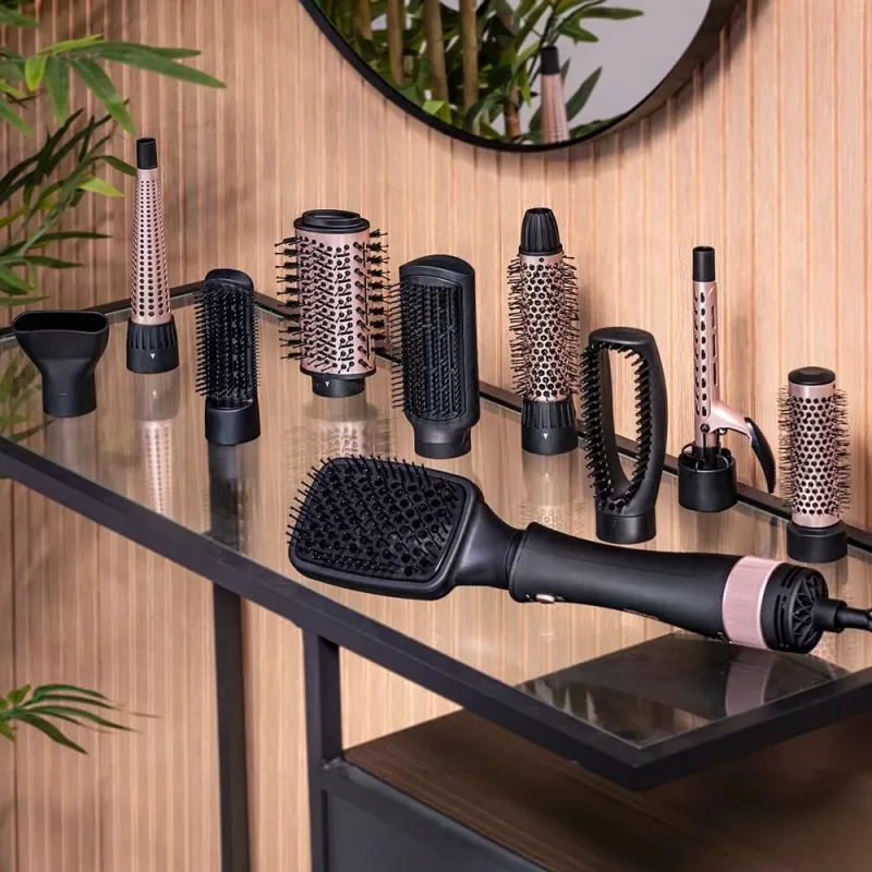 Cecotec CeramicCare 10in1 Styler Hot Air Brush 1000W Juoda