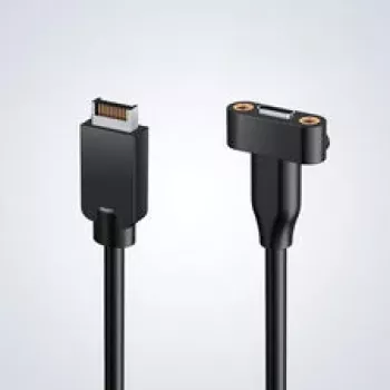 GRAUGEAR G-ETC-20G-B High-Speed USB-C Port Retrofit Kit su PCI lizdo laikikliu, 0,5 m, juoda
