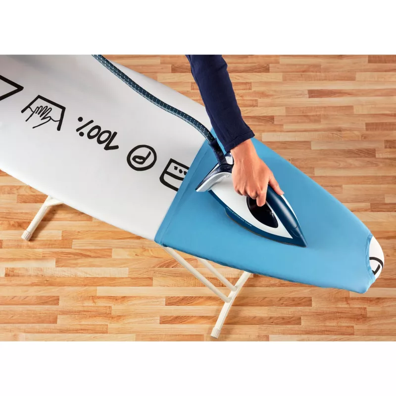 TEFAL TI 1200 lyginimo lenta balta 124x40 cm reguliuojamas aukštis iki 93 cm
