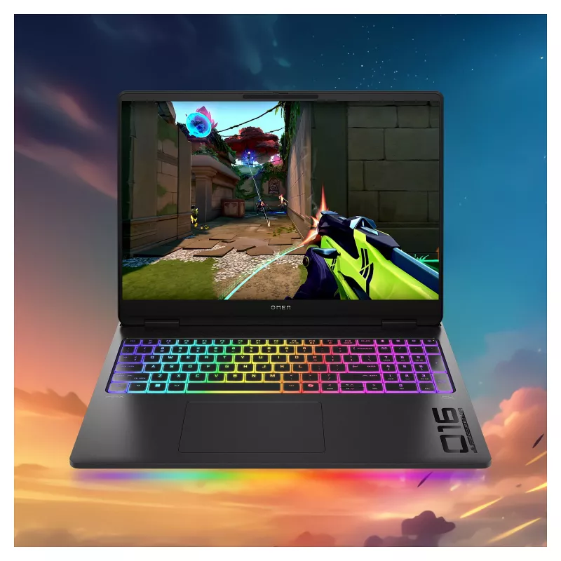 HP OMEN MAX 16-ak0197ng Žaidimų Nešiojamas Kompiuteris – 16 inch QHD 240Hz, AMD Ryzen AI 9 HX 375, 32GB RAM, 1TB SSD, RTX 5080, Windows 11 Home