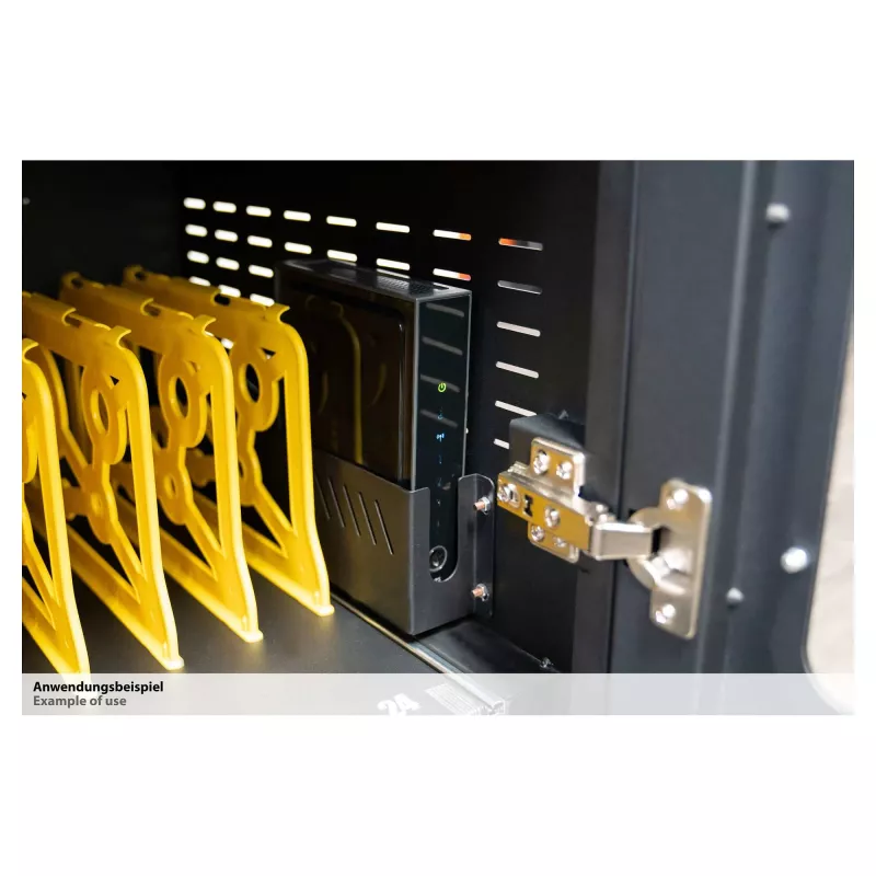 GoodConnections ANTARES PRO N36C Nešiojamųjų Kompiuterių Įkrovimo Vežimėlis iki 15,6 inch USB-C 65W PD3.0 UVC Dezinfekcija Juodas