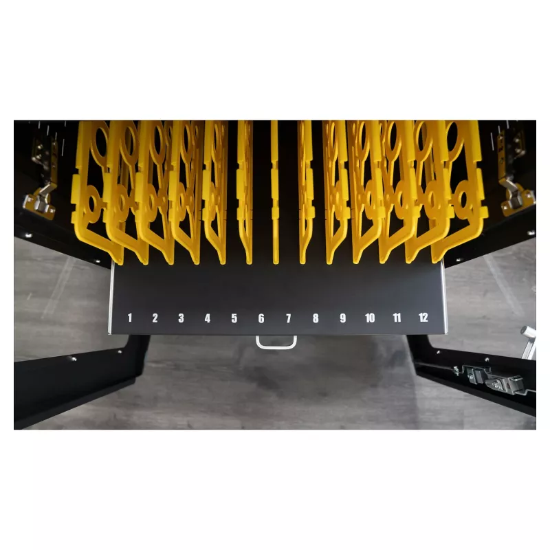 GoodConnections ANTARES PRO N36C Nešiojamųjų Kompiuterių Įkrovimo Vežimėlis iki 15,6 inch USB-C 65W PD3.0 UVC Dezinfekcija Juodas