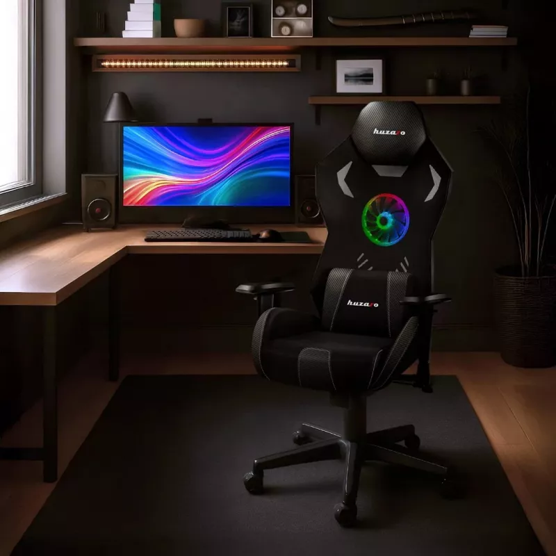 Huzaro Combat 7.6 RGB Black Gaming Chair