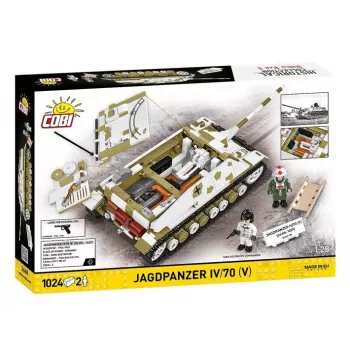 COBI KLOCKI Historical Collection Jagdpanzer IV/70 (V) (Sd.Kfz.162/1) Statybinis Rinkinys 1024 dalių