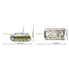 COBI KLOCKI Historical Collection Jagdpanzer IV/70 (V) (Sd.Kfz.162/1) Statybinis Rinkinys 1024 dalių